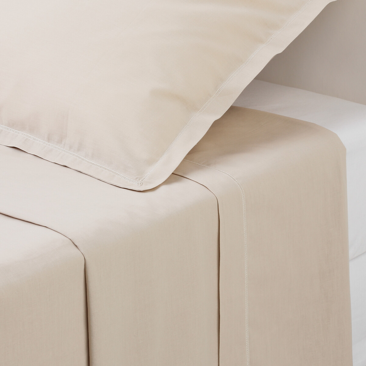 Sheet, percale Beige, 240x290 cm