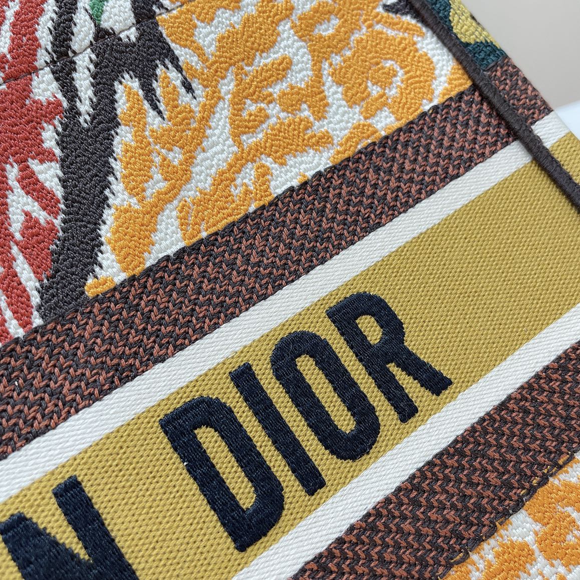 Christian Dior Medium Dior Book Tote Yellow Multicolor , For Women, Women’s Handbags 14in/36cm CD1:1High-quality replica