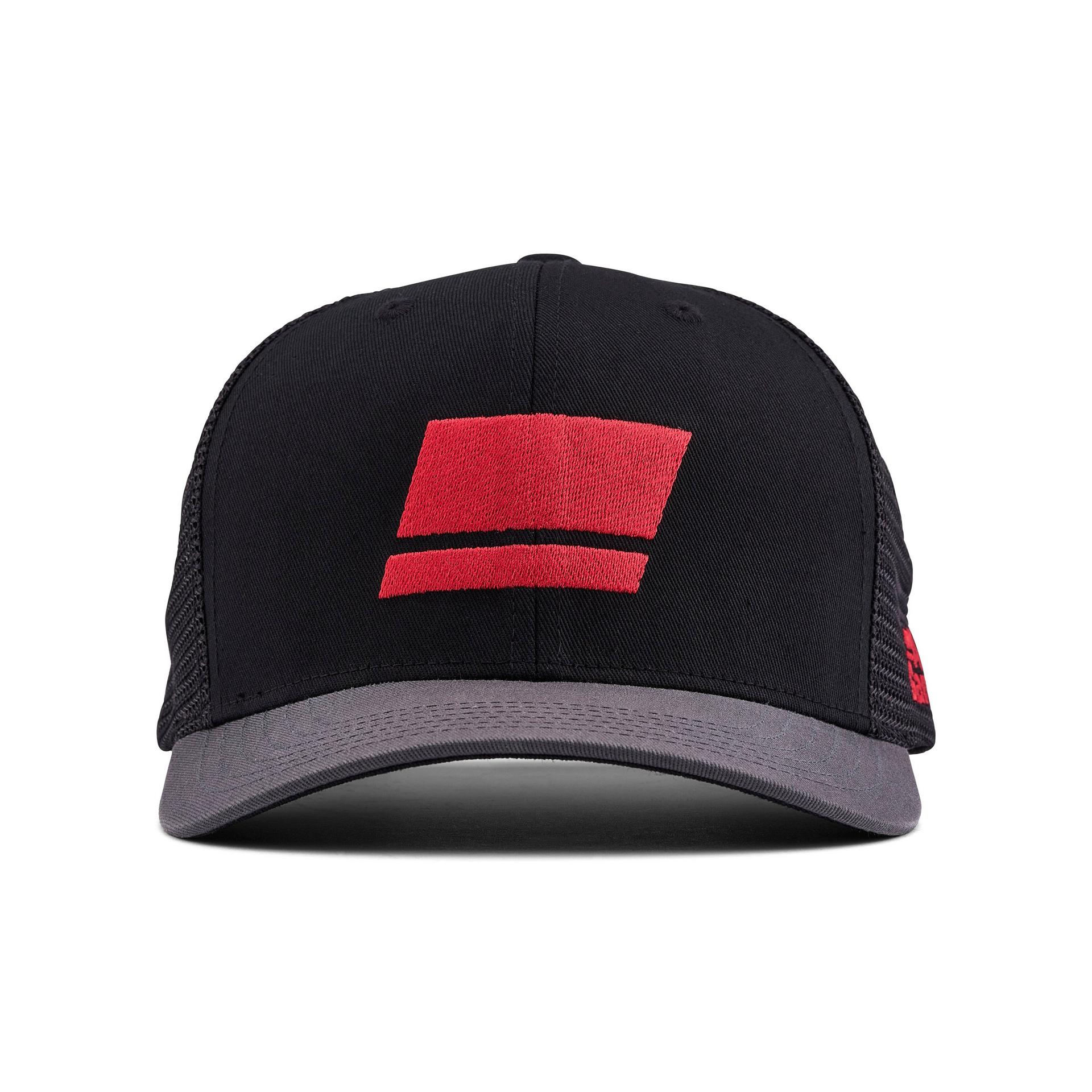 Flag Logo Trucker - Black & Charcoal