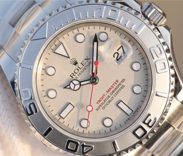 Replica Rolex Yacht-Master 116622 JF Silver Dial on SS Bracelet SH3135 - Top club