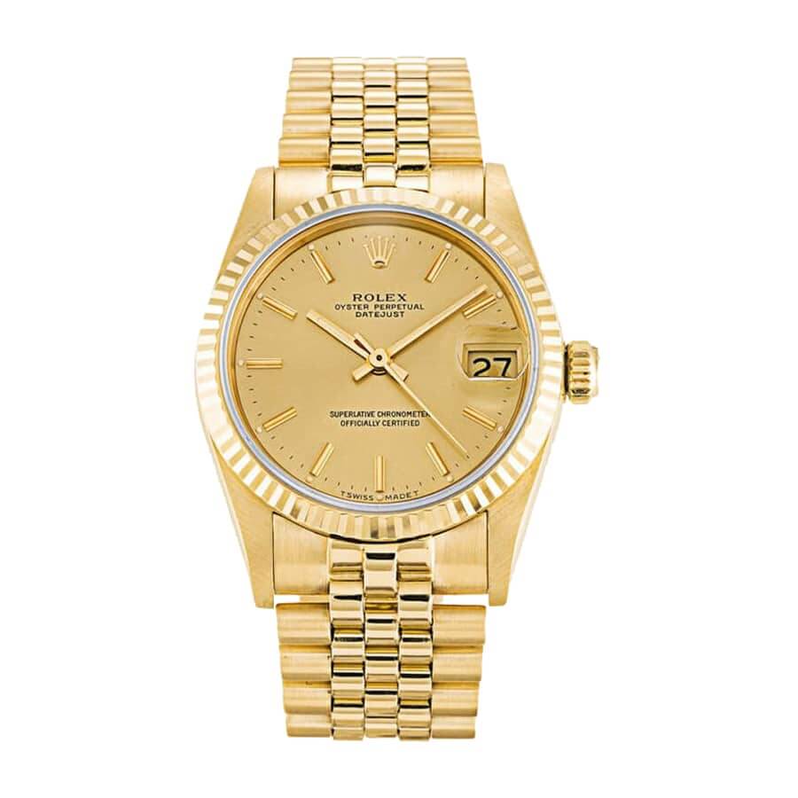 Rolex Datejust Champagne Dial Replica - Elite Watch Atelier