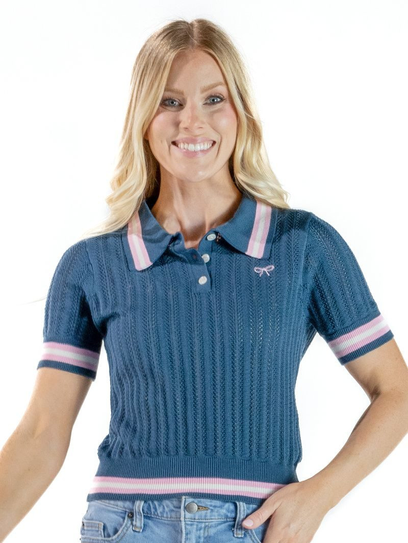 0126-POLO-CRP-NAVY - Simply Southern Outlet