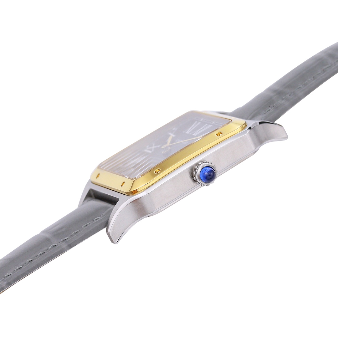 Cartier Santos-DUMONT Men's 49mm Couple's Watch - Gold Grey(1:1 replica) - Top club