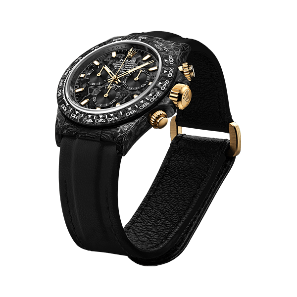 ROLEX Diw Daytona black   gold 40mm oyster carbon(1:1 replica) - Top club