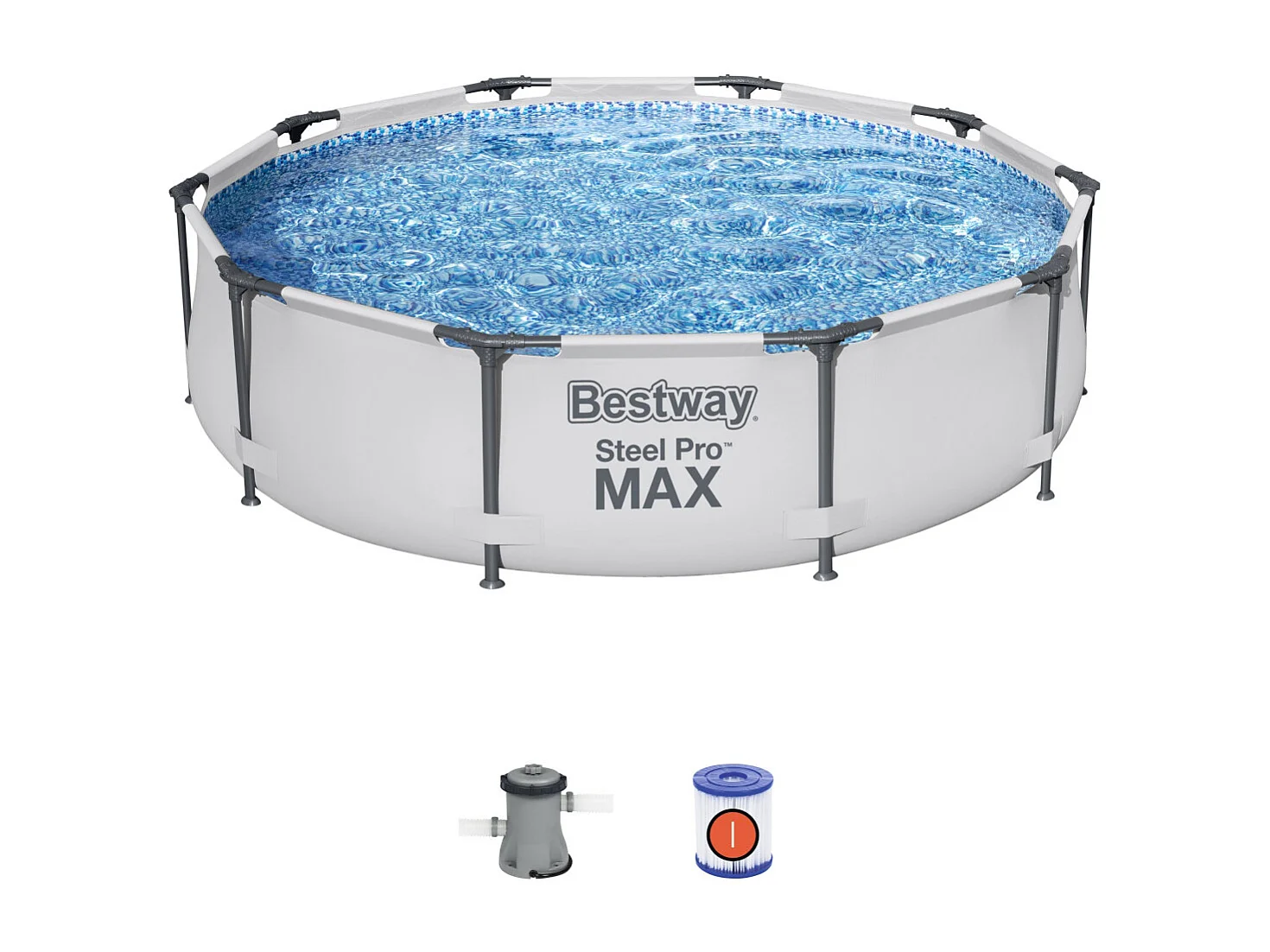 Bestway Kit piscine hors sol 3,05 m x 76 cm - 56408