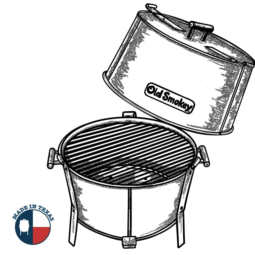 Old Smokey 22 Inch Portable Charcoal Grill - #22 - Image 8 Old Smokey 22 Inch Portable Charcoal Grill - #22 - Image 8