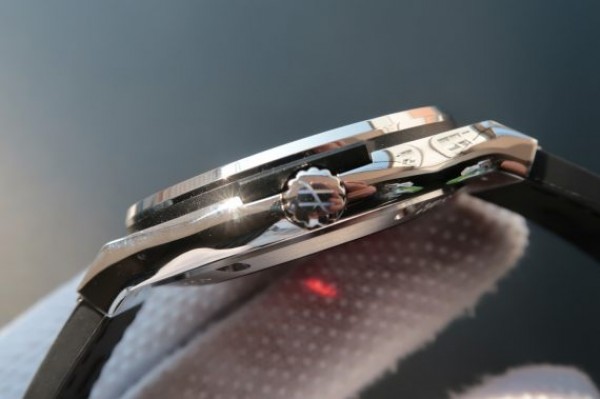 Replica Hublot Classic Fusion Tourbillon 45mm TF Red Skeleton Dial Black Gummy Strap A23J - Top club