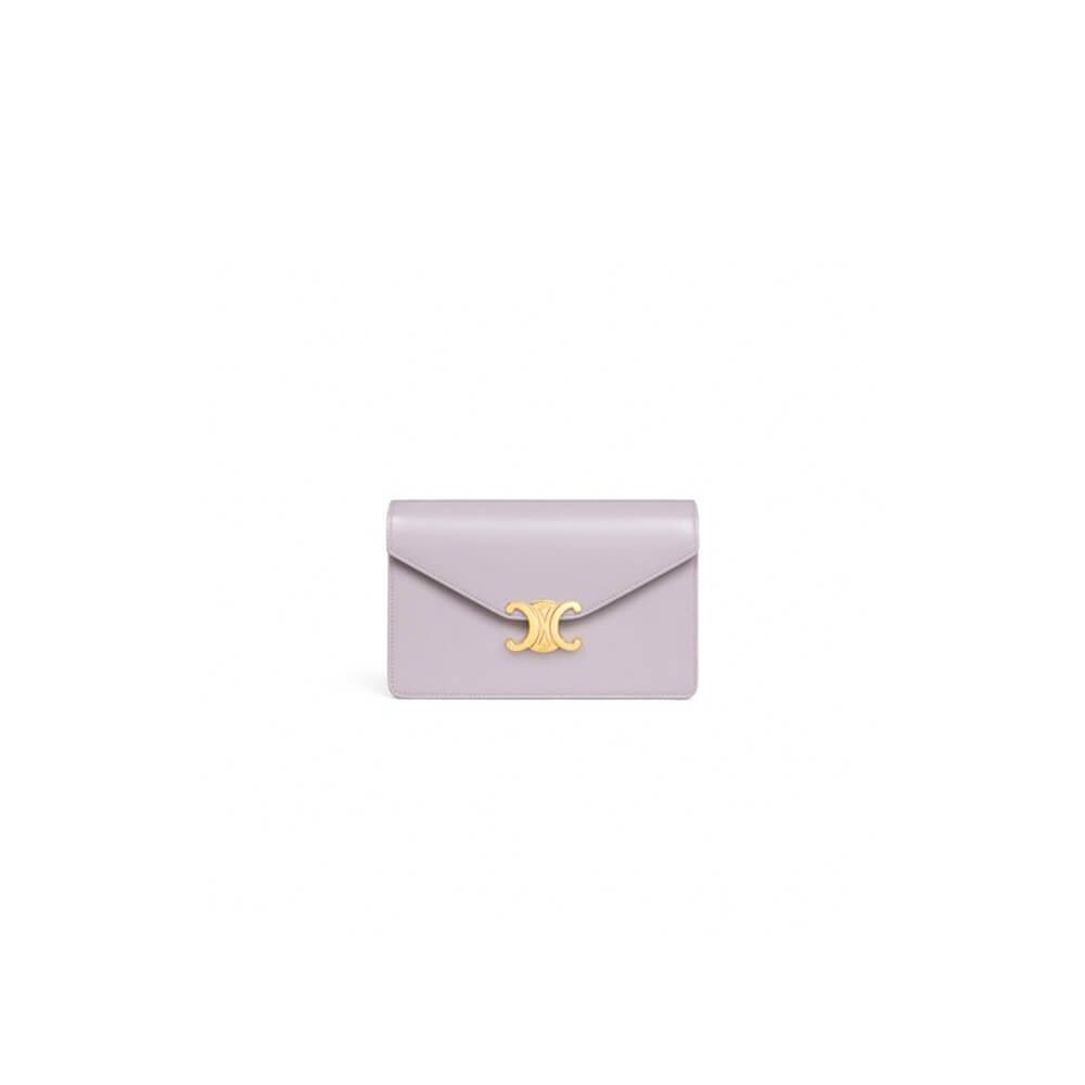 Celine Wallet On Chain Margo In Shiny Calfskin Bag
