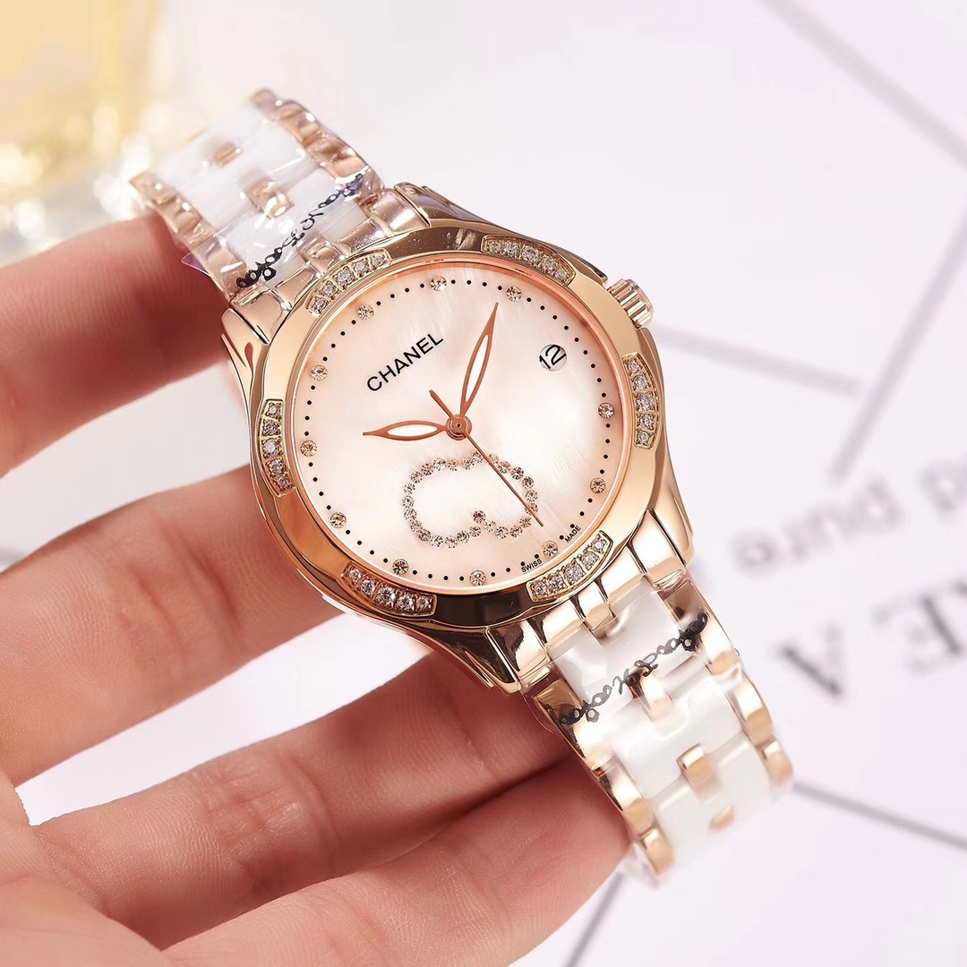 CHANEL Goddess quartz watch Imported quartz-3 hands diameter 34mm(1:1 replica) - Top club