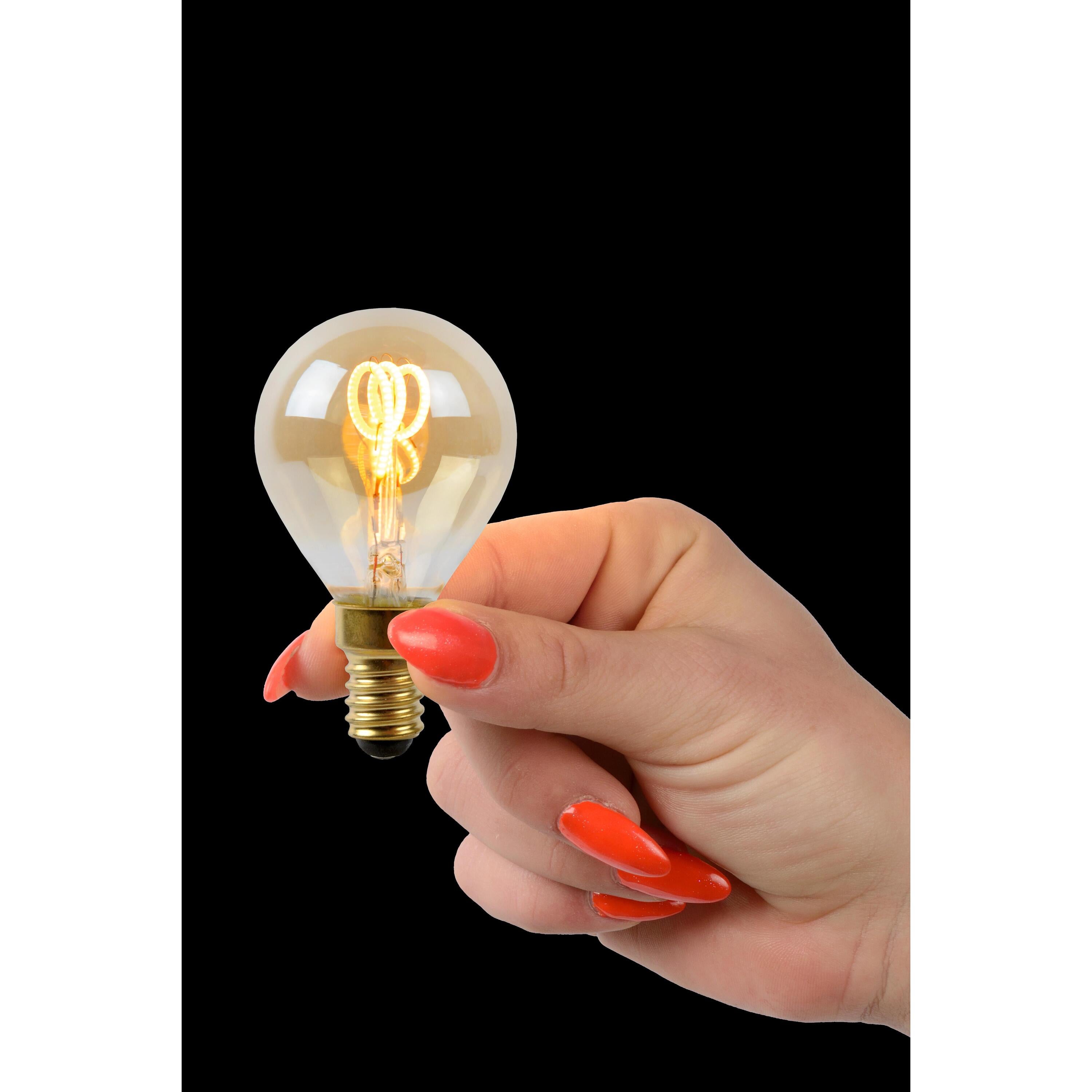 P45 LED lichtbron E14 3W 2200K amber dimbaar