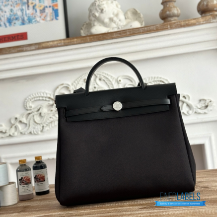 Hermès Herbag Zip 31 Bag | 31x25x10 cm | Luxury Canvas & Leather Shoulder Bag for Women | Spacious Everyday Hermès Tote1:1High-quality replica