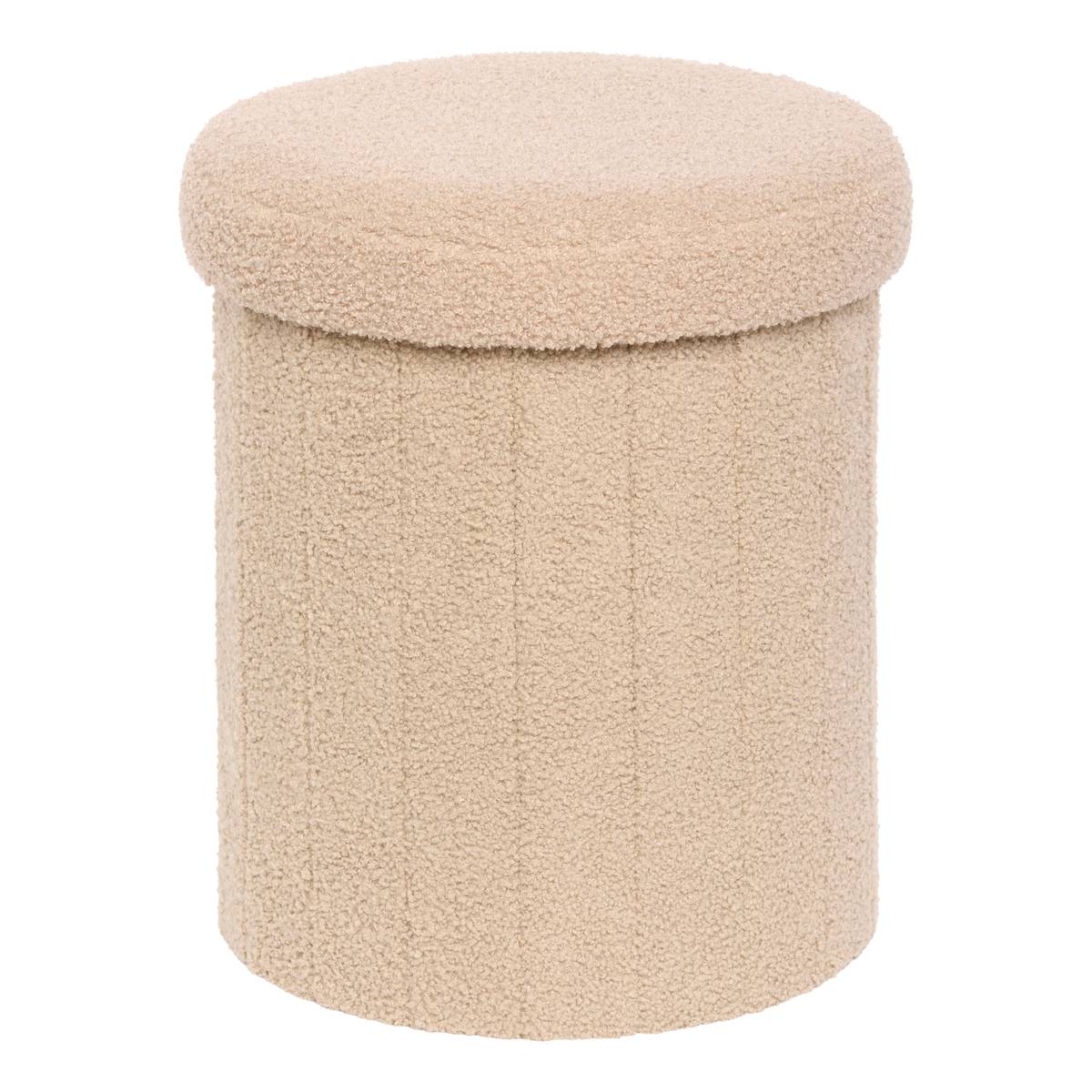 Pouf "Jaiko" Beige, D.32 cm