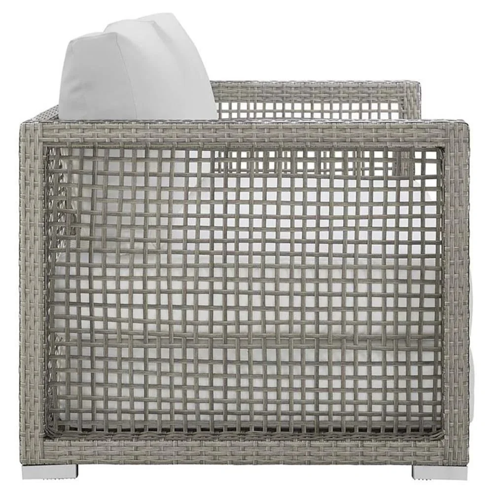 Afuera Living Wicker Patio Loveseat, Gray - 52in W x 32in D - Image 19 Afuera Living Wicker Patio Loveseat, Gray - 52in W x 32in D - Image 19