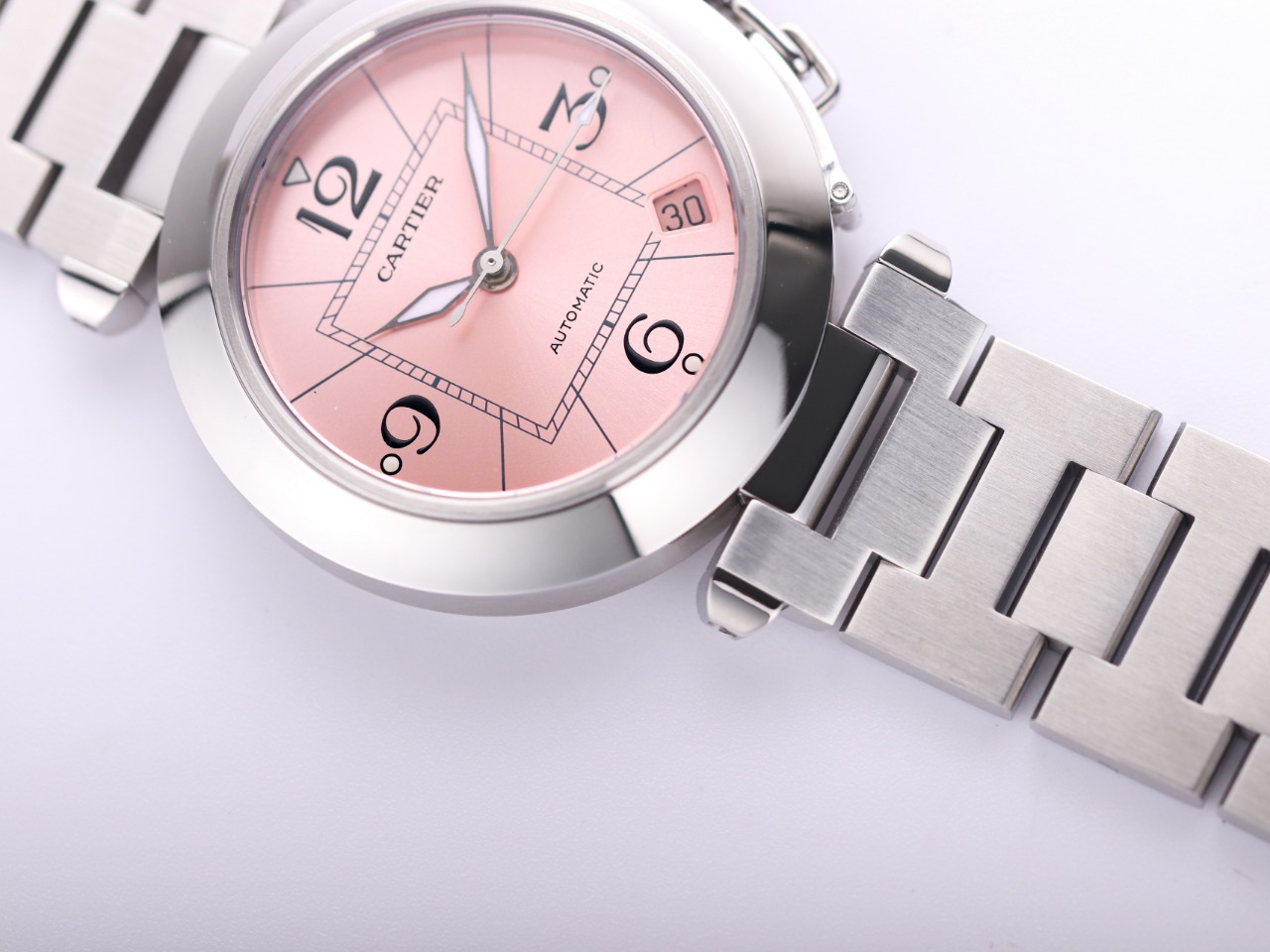 Cartier Pasha W31074M7 Ladies Automatic - Pink(1:1 replica) - Elite Watch Atelier