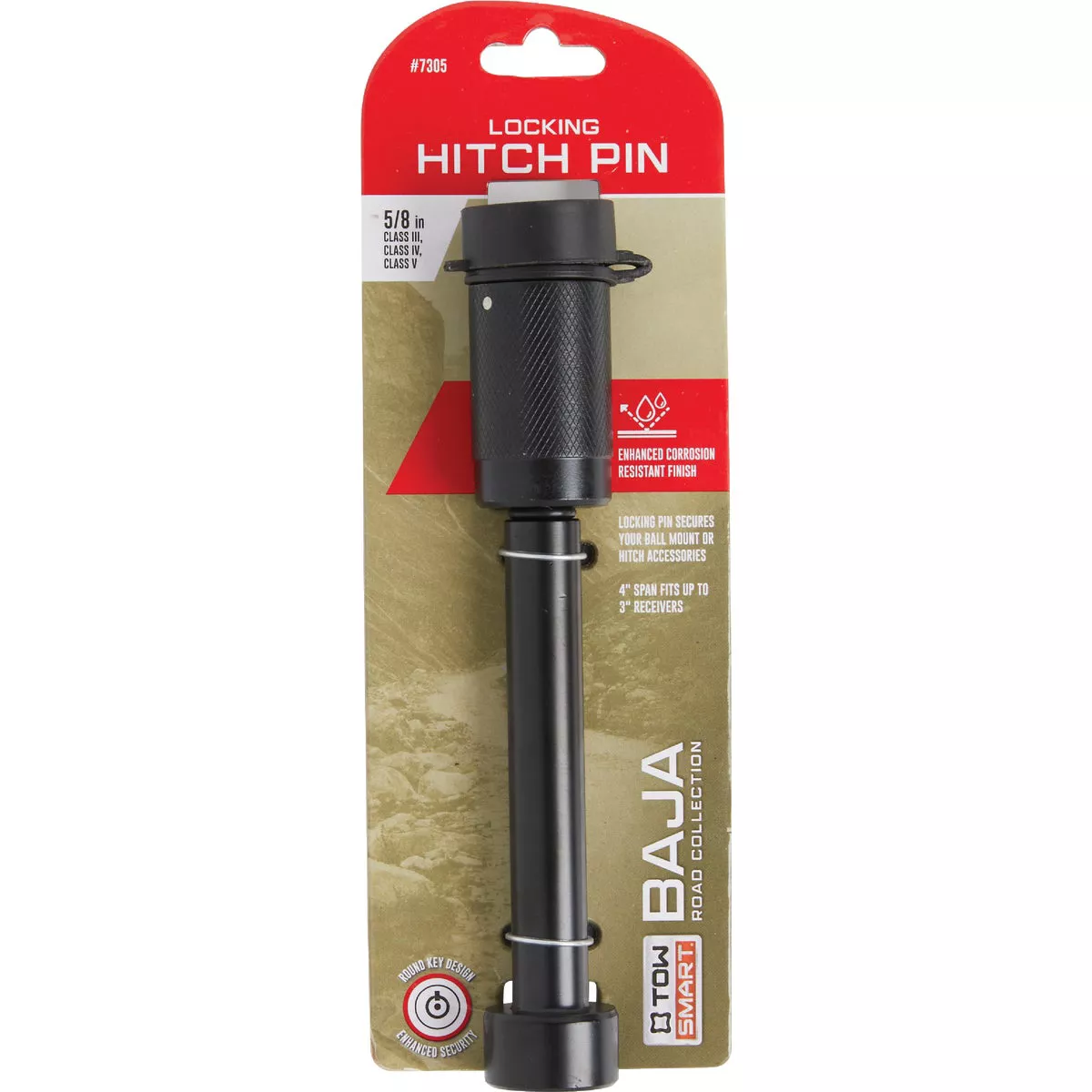 TowSmart Baja 5/8 In. Barrel Receiver Lock