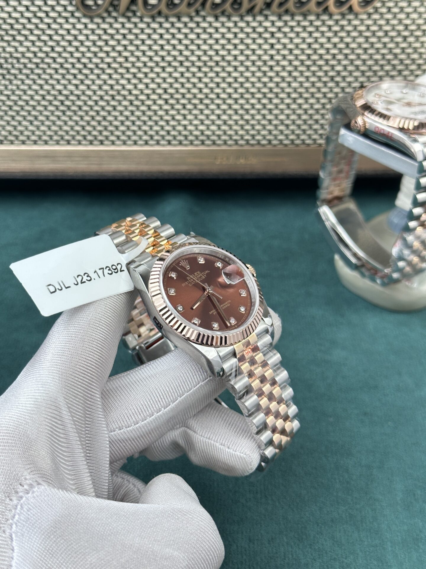 Rolex Replica 11 Watch DateJust Rose Gold Chocolate Dial GM Factory 36mm - Top club