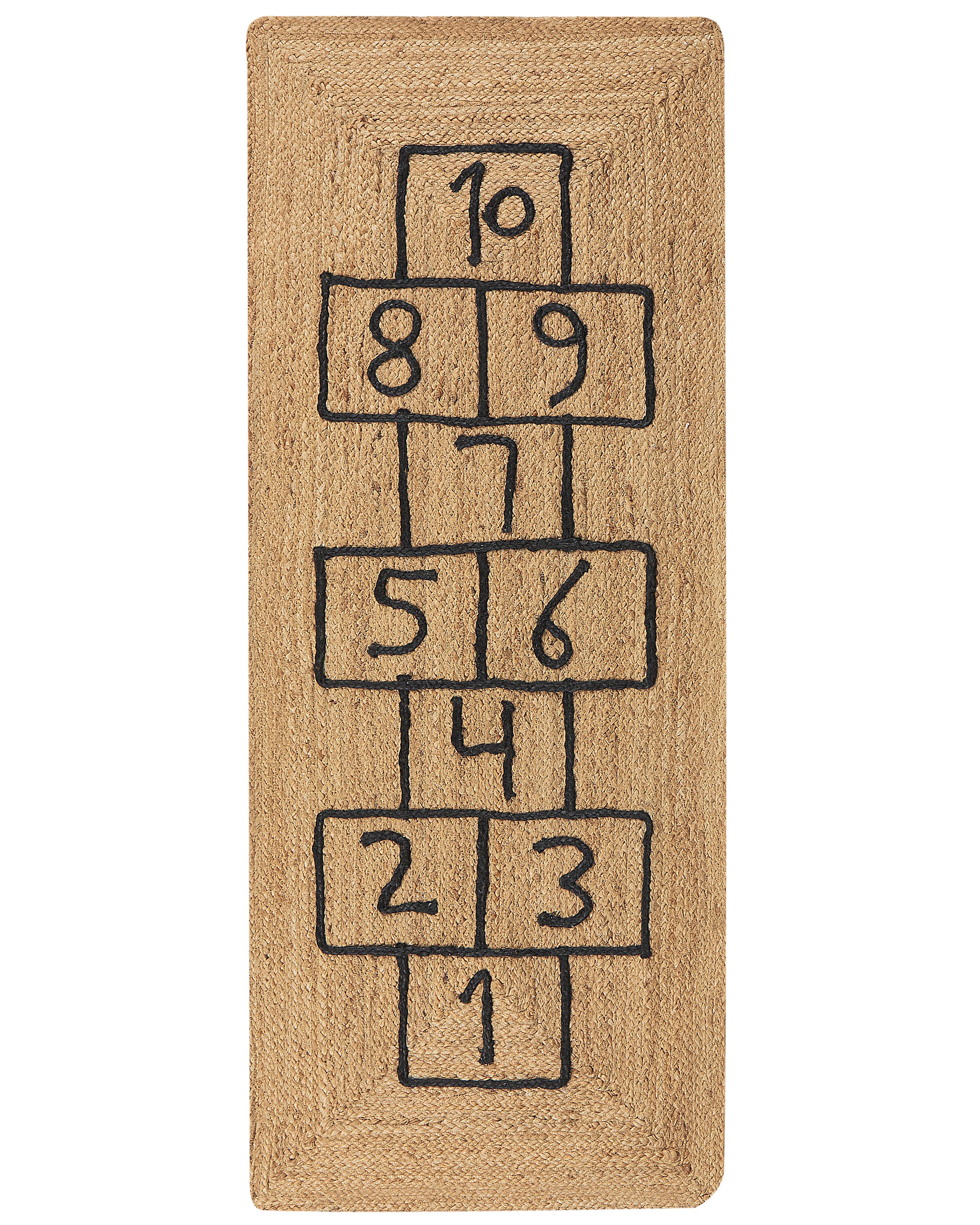 Kids Rug TAVASA Natural 150 x 60 cm Jute