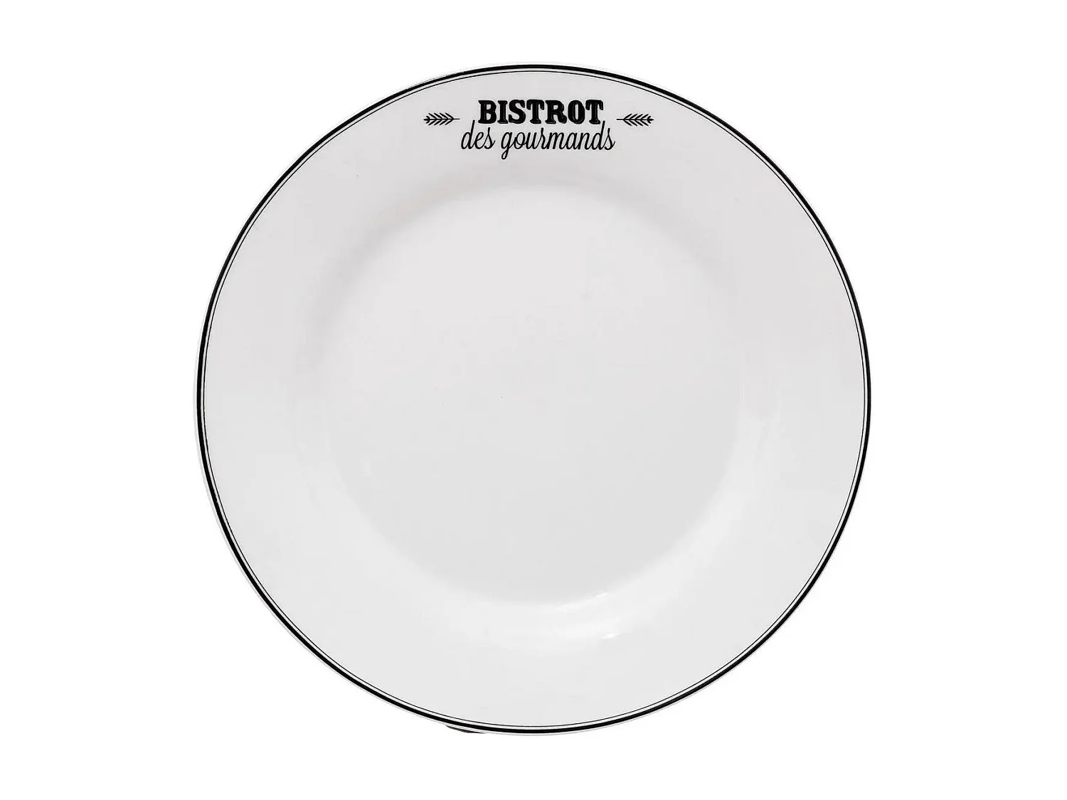 Lot de 6 Assiettes Plates 