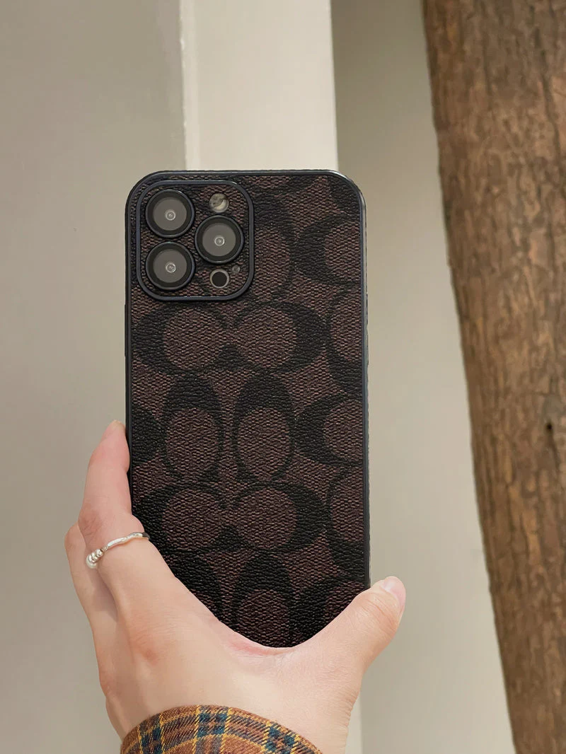 Coach iPhone Case  Brown -QB240402 - Wholesale & Influencer