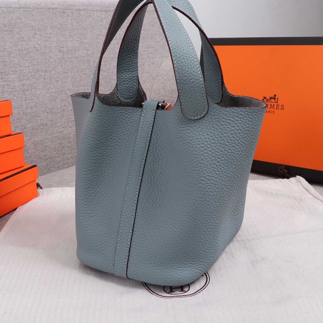 Replica Hermes Aaa-Picotin Lock 22Cm 18Cm Bag Blue/Orange/Pink1:1High-quality replica