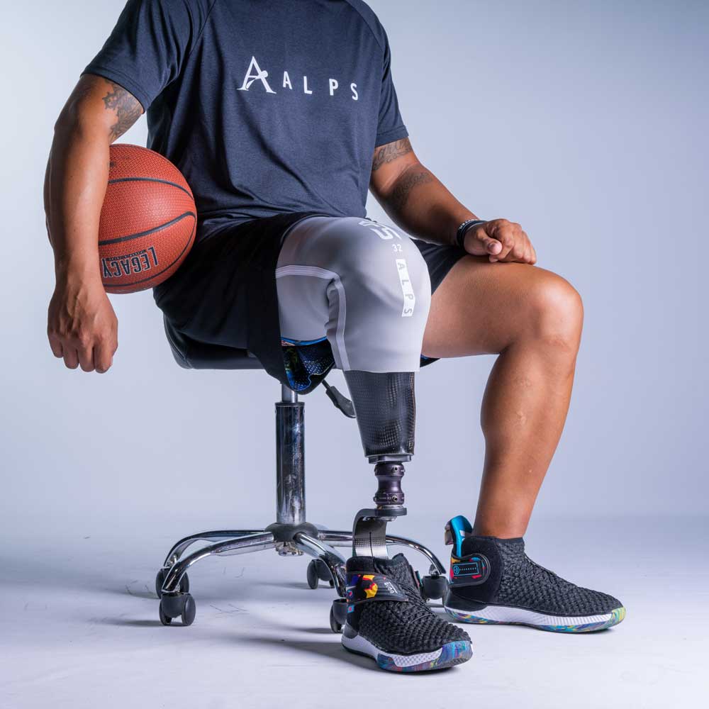 Alps Reinforced Flex Sleeve, High Activity, 3mm, OptiGel - Abilene Artificial Limb