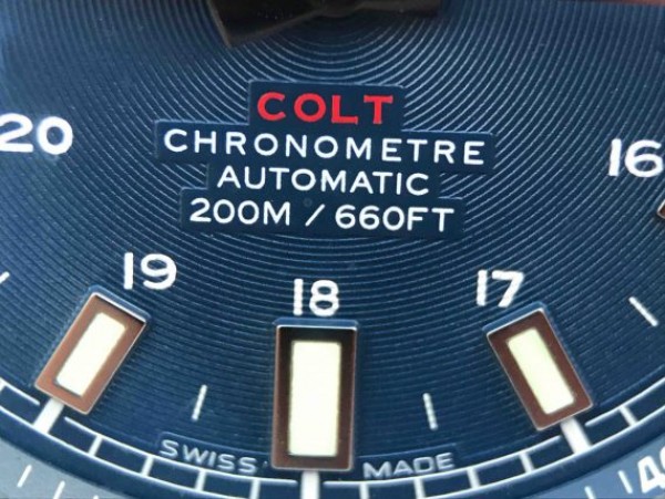Replica Breitling Colt Automatic 44mm SS GF Blue Textured Dial Blue Leather Strap A2824 - Top club