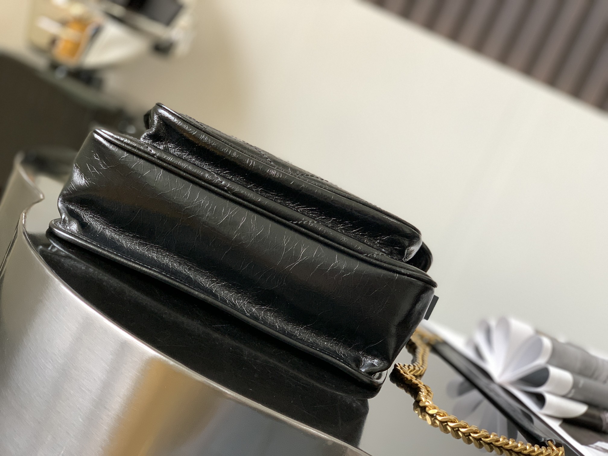 NIKI MEDIUM CHAIN BAG IN SUEDE1:1High-quality replica
