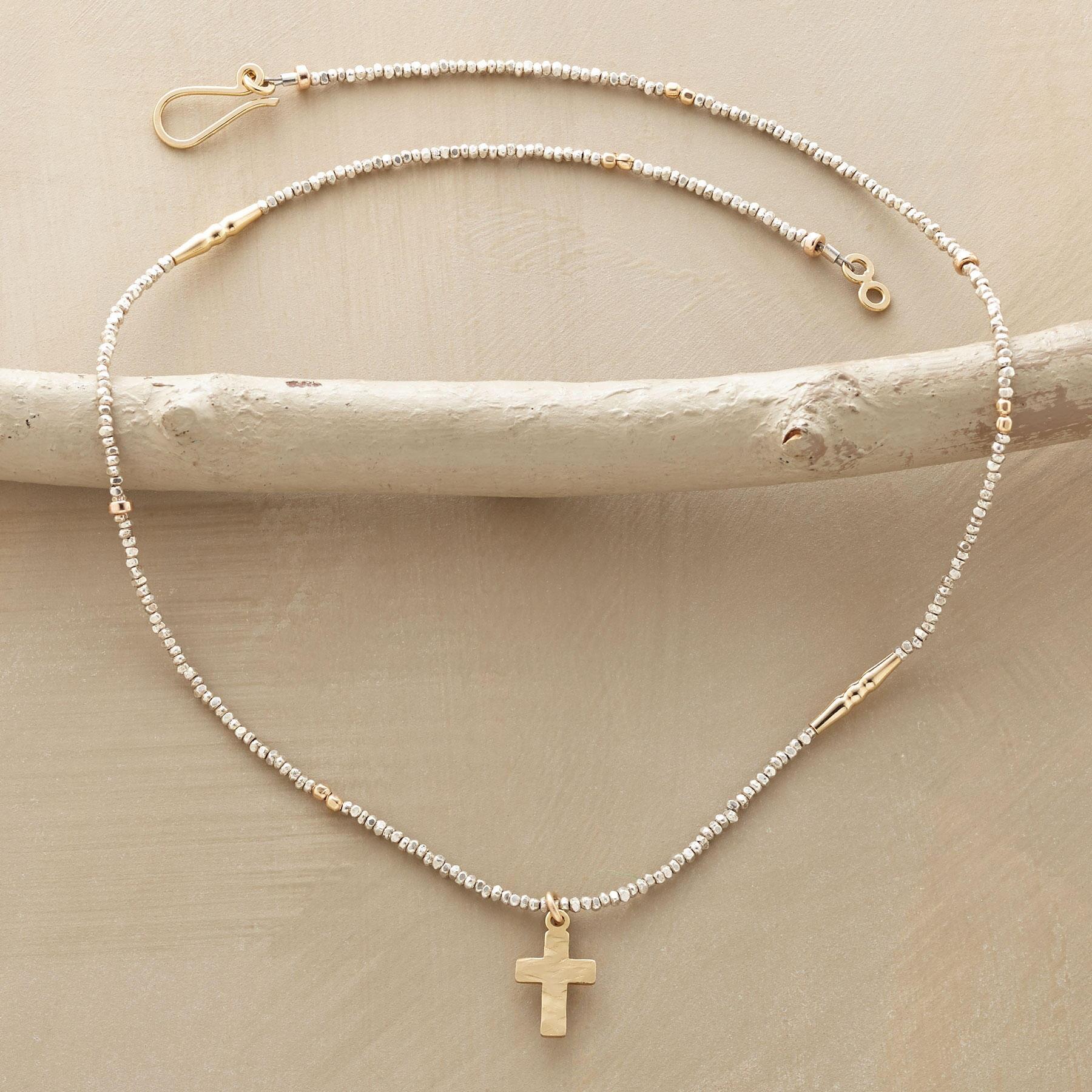 Carved Cross Necklace - Sundance Clothing