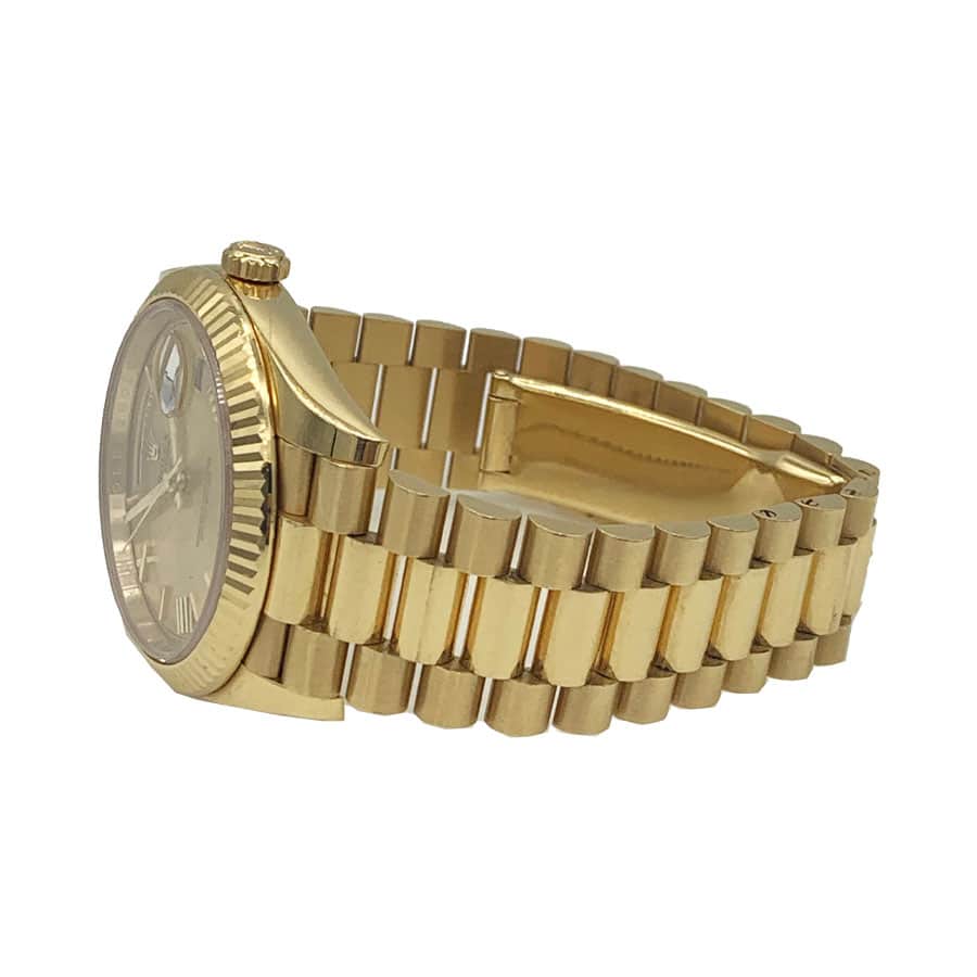 Rolex Day-Date II 228238-0007 KW Yellow Gold Champagne Dial Replica - Top club