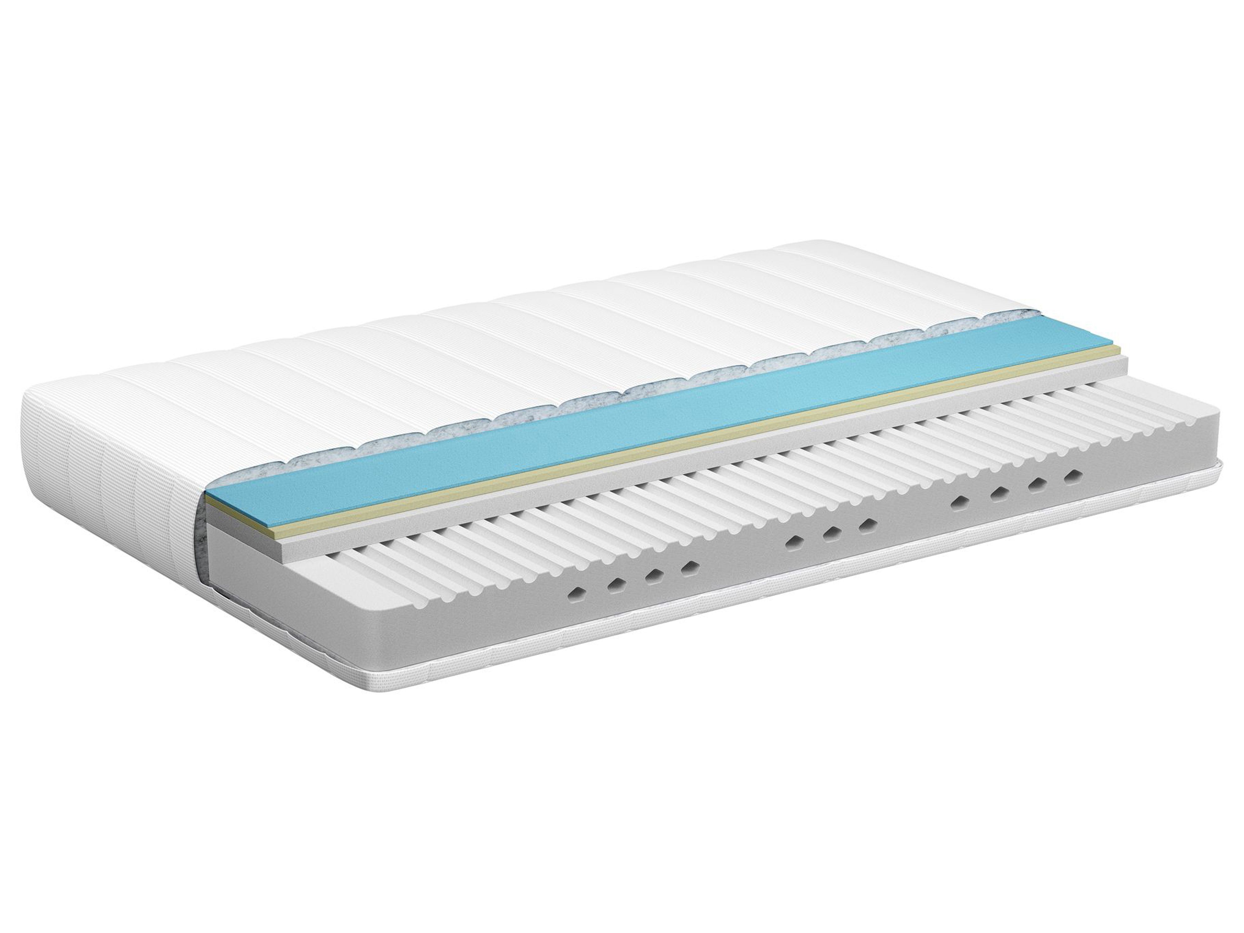 Gel Memory Foam Mattress SPONGY H2/3 Medium 180 x 200 cm (Super King Size)