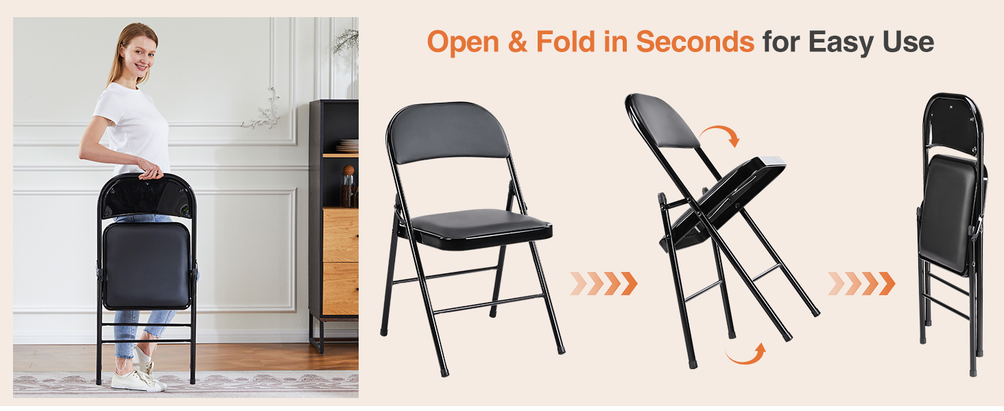 chaises pliantes