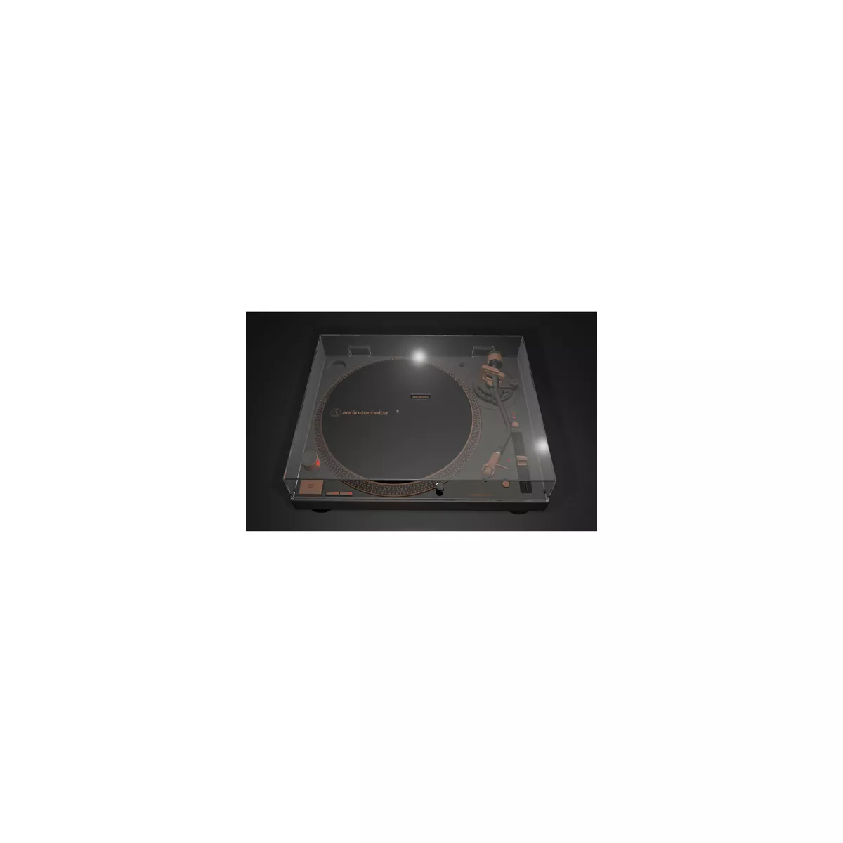 2026 Audio Technica AT-LP120XUSB-BZ Tocadiscos de transmisión directa USB, color bronce – Reproductor de vinilo de 3 velocidades con preamplificador integrado y conversión digital