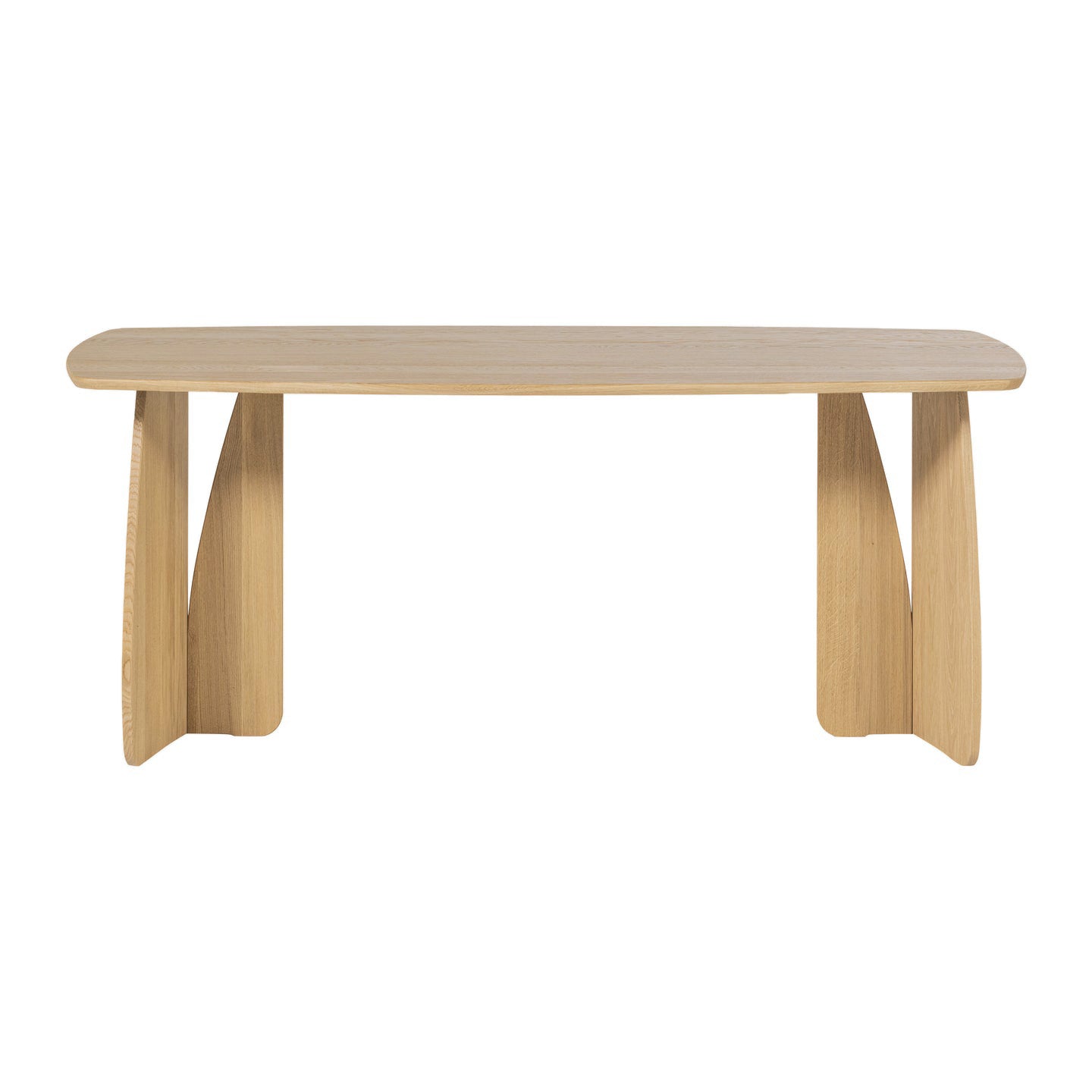 Blokker Oakline Curve Eettafel B 200 cm - Natural