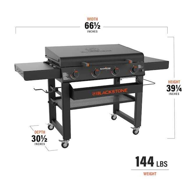 Blackstone 36 in 4-Burner Gas Griddle Cooking Station - 1836 - Image 4 Blackstone 36 in 4-Burner Gas Griddle Cooking Station - 1836 - Image 4
