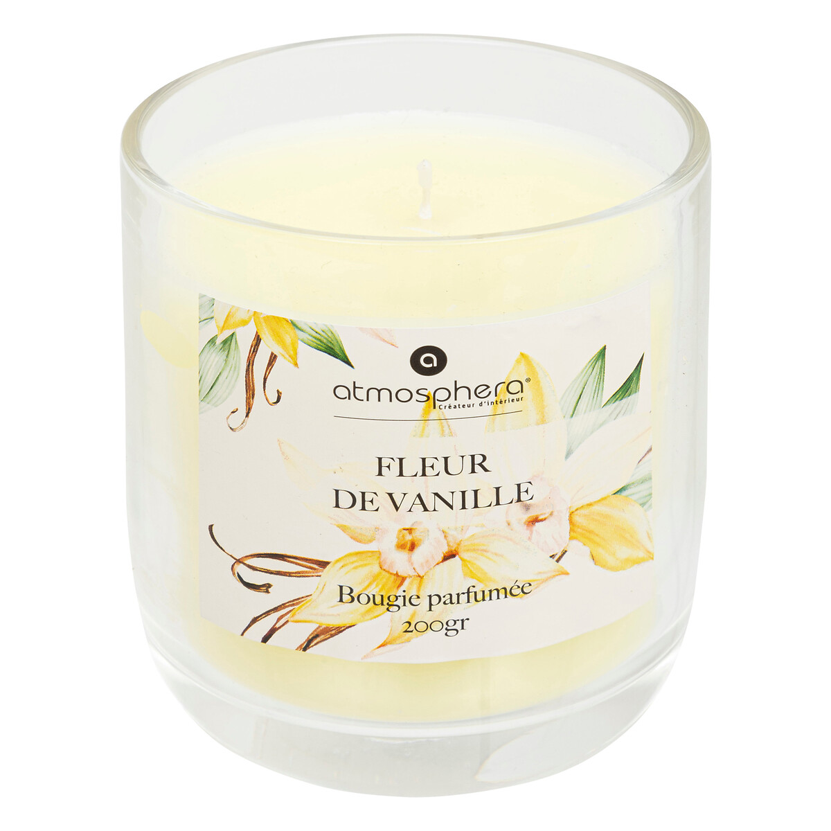 "Oudy" bell scented candle White musk and vanilla, 200g