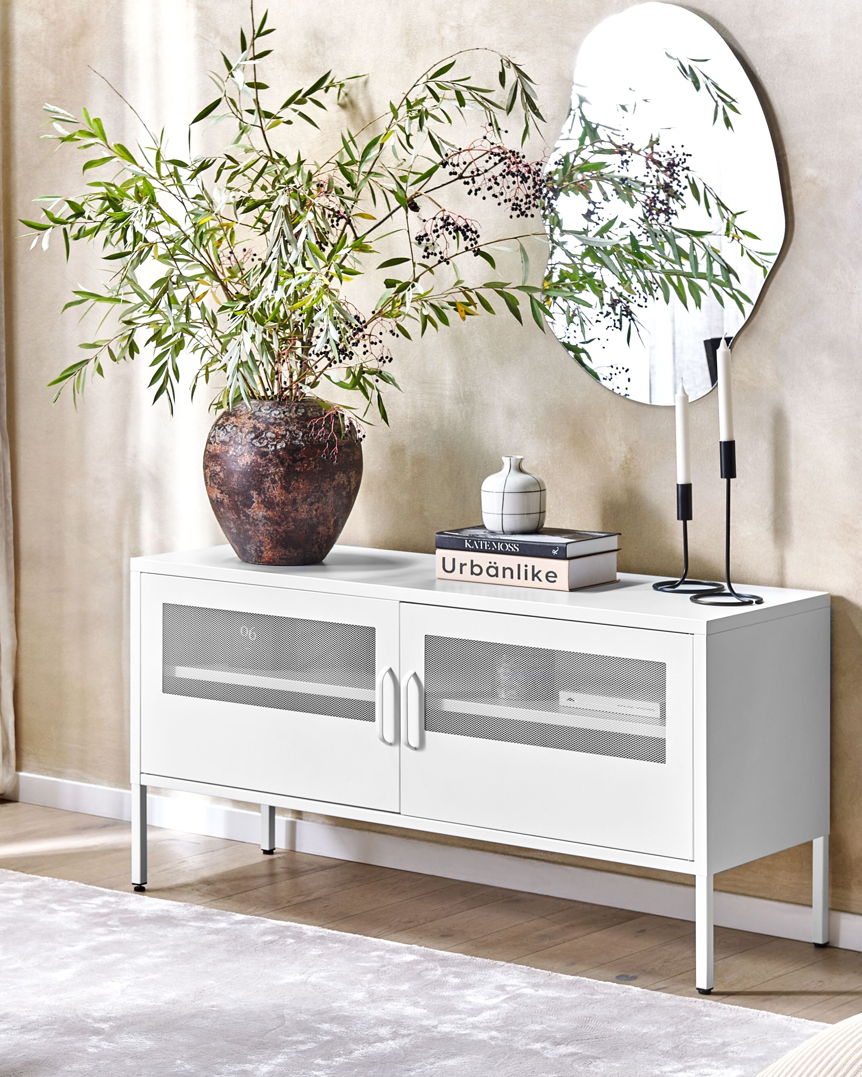 Storage Unit MORLEY Metal White