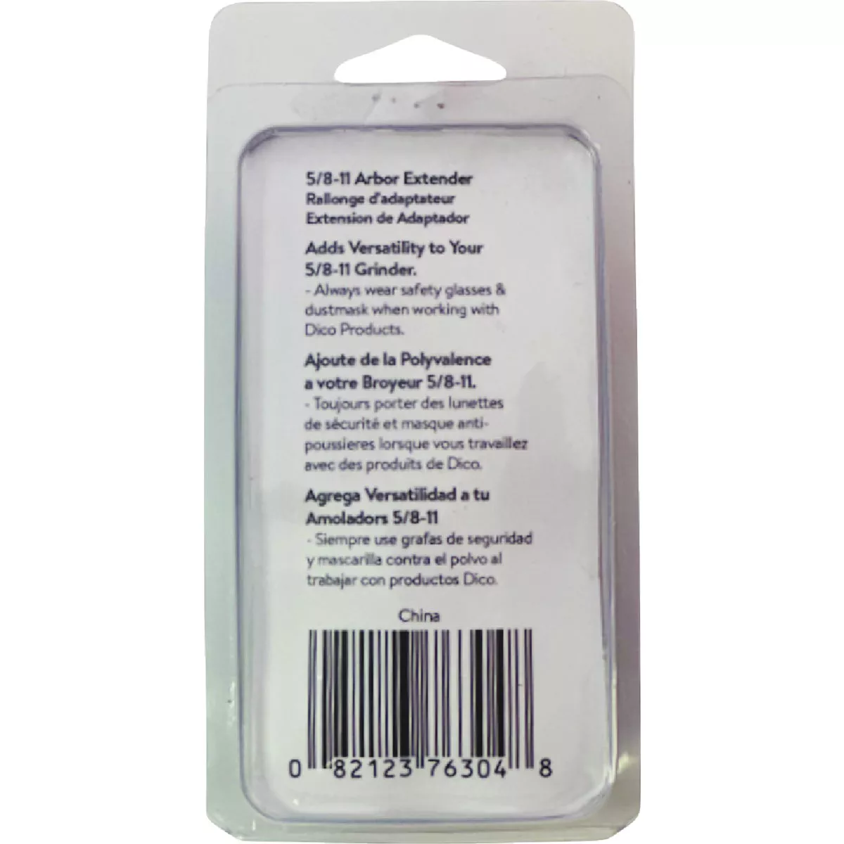 Dico 5/8 In.-11 x 5/8 In.-11 Angle Grinder Arbor Extender