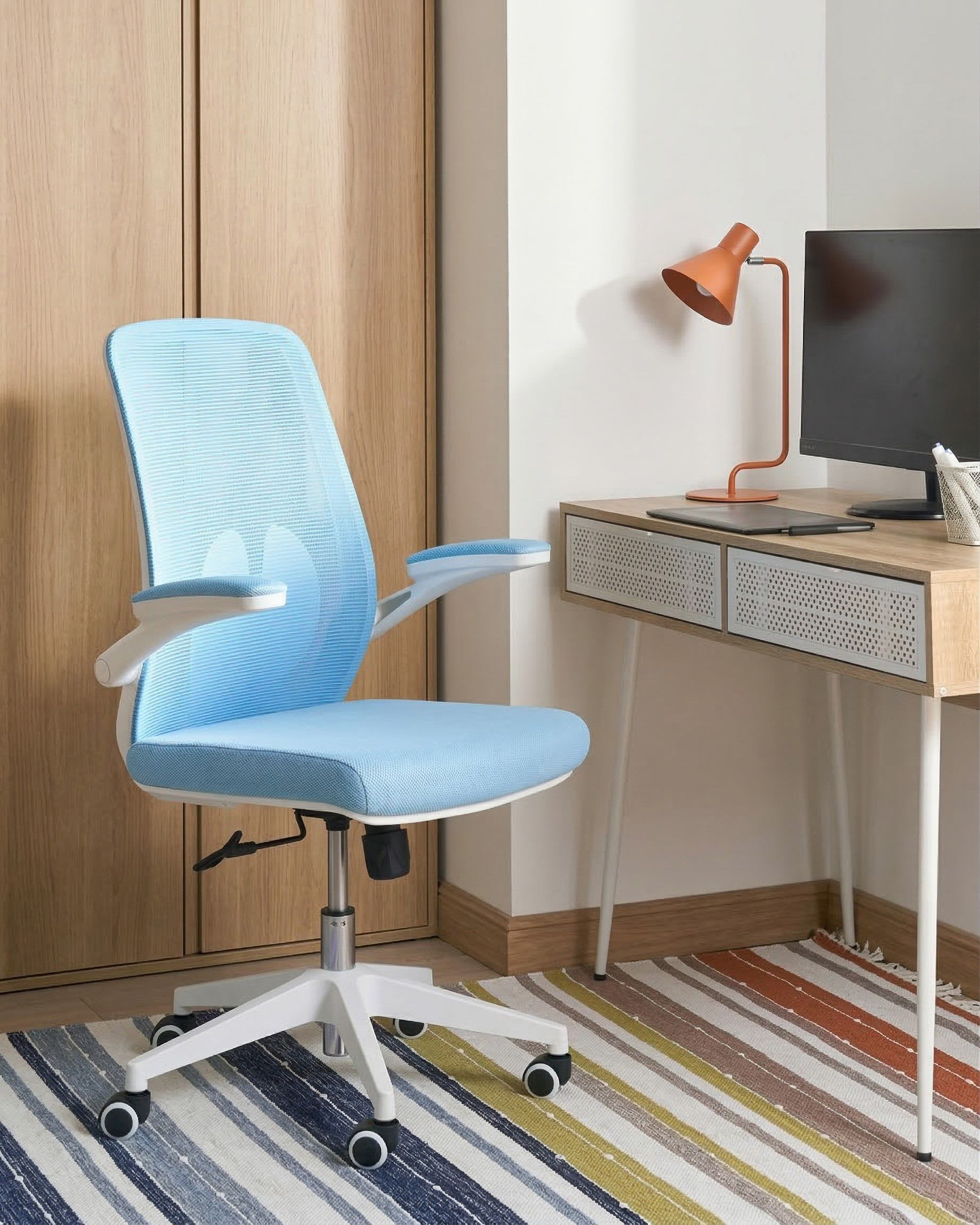 Office Chair OVERLORD Light Blue