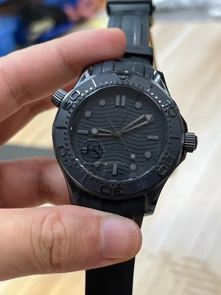 Omega Seamaster Replica Watch Black Ceramic Case Rubber Strap VS Factory 42mm - Top club