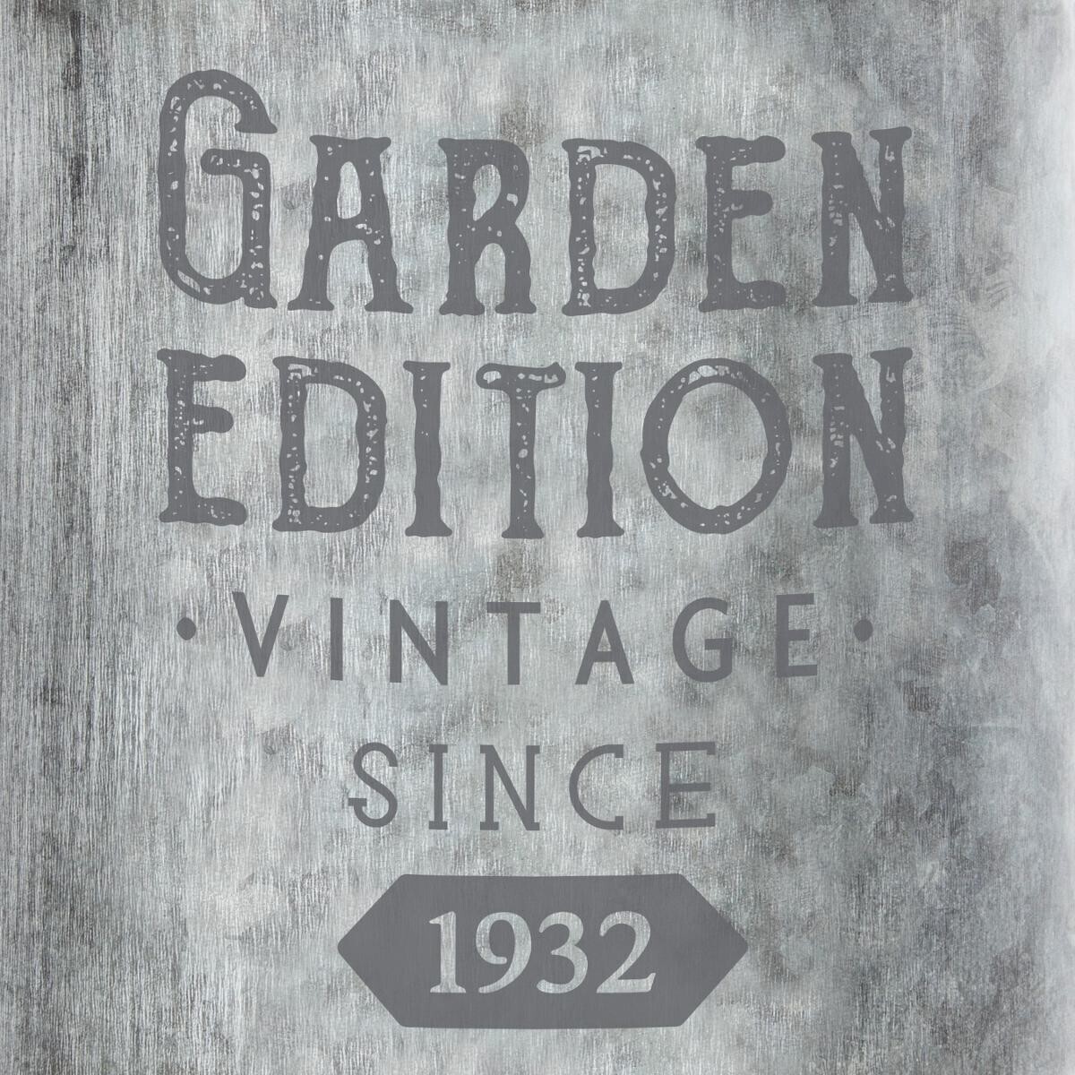 Milk jug, metal Grey, H.37 cm