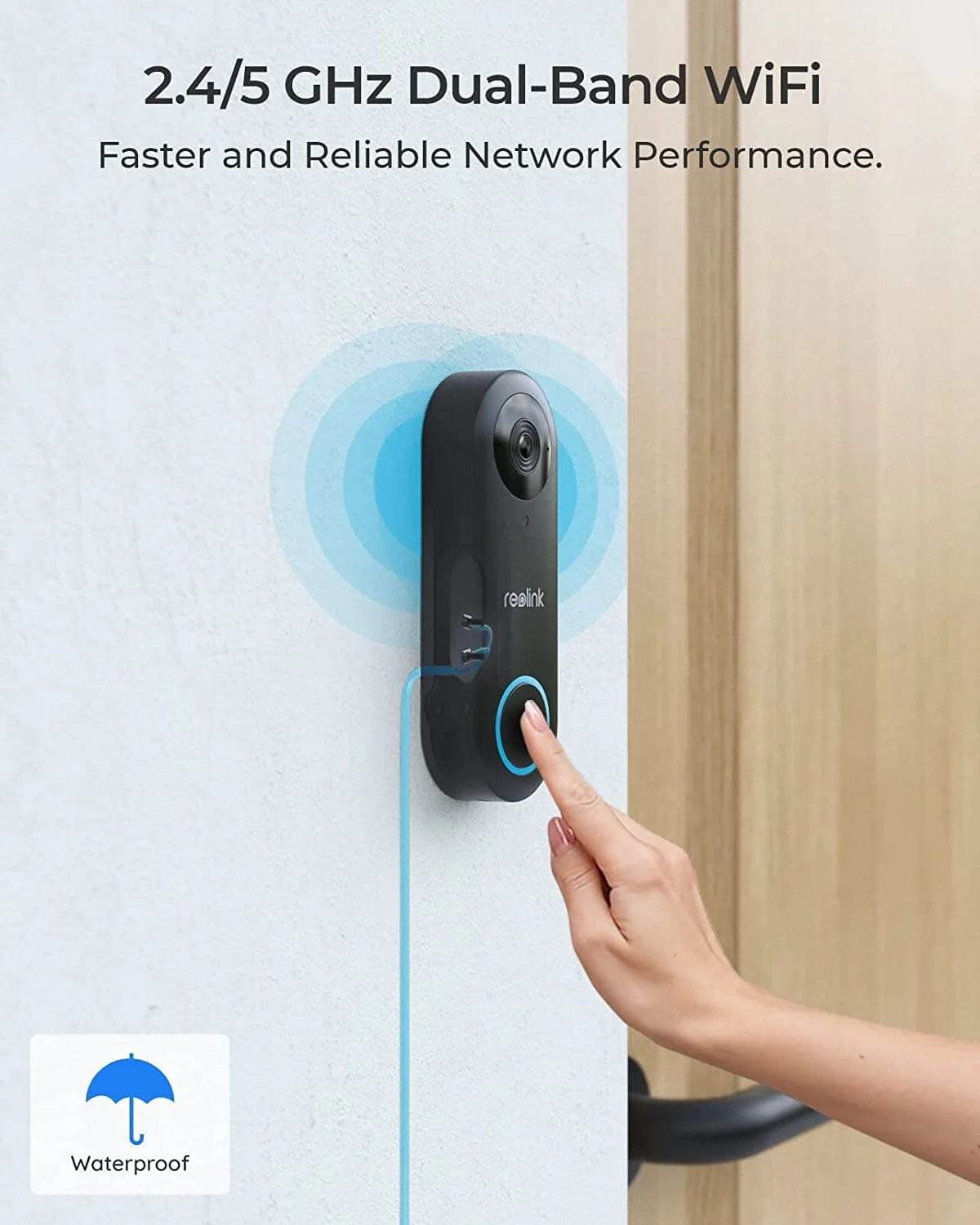 Reolink 2K 5MP Video Doorbell Camera 5G Wifi Security Home Doorbell Chime, Person &Package Detection - Image 15