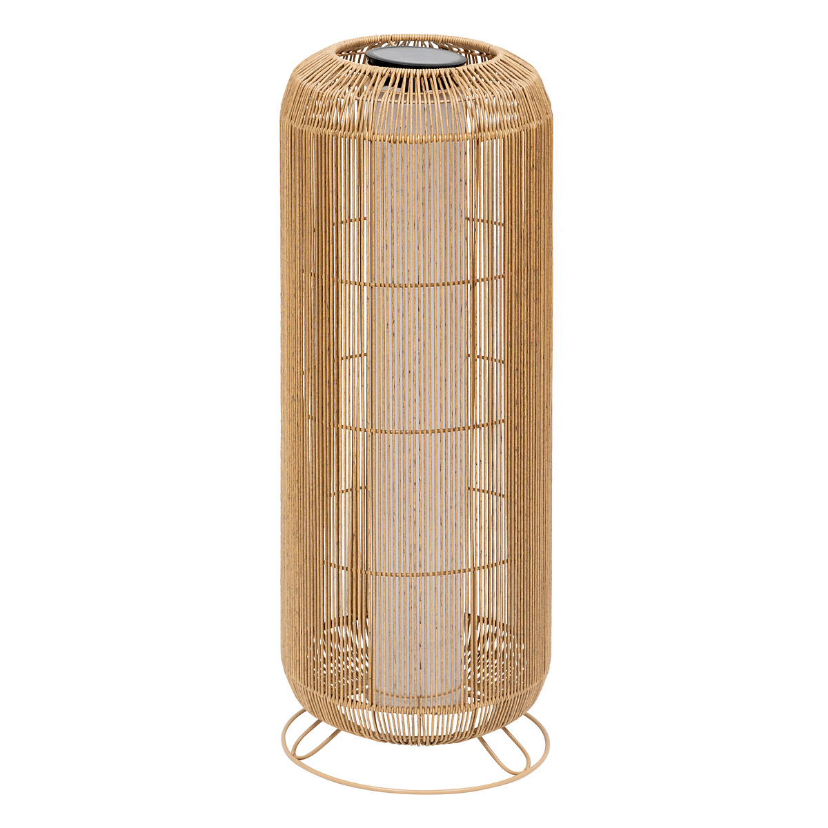 Solar outdoor floor lamp "Loise" Beige, H. 78 cm