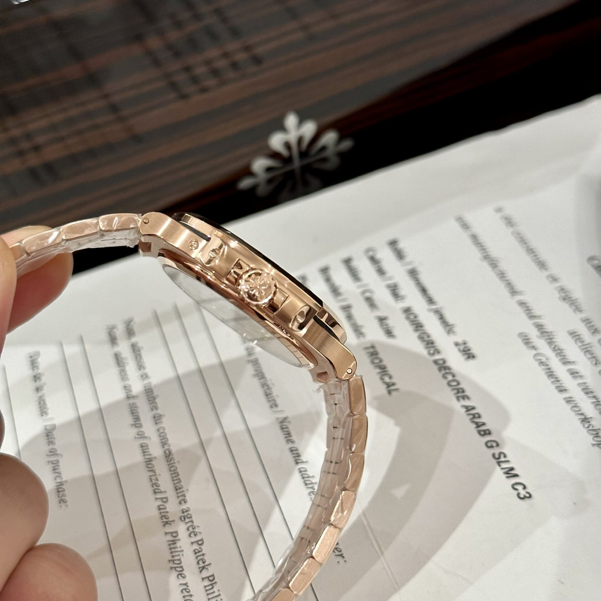 Patek Philippe Replica Watch Nautilus 5712 Rose Gold Plated Black Dial GRF 40mm - Top club