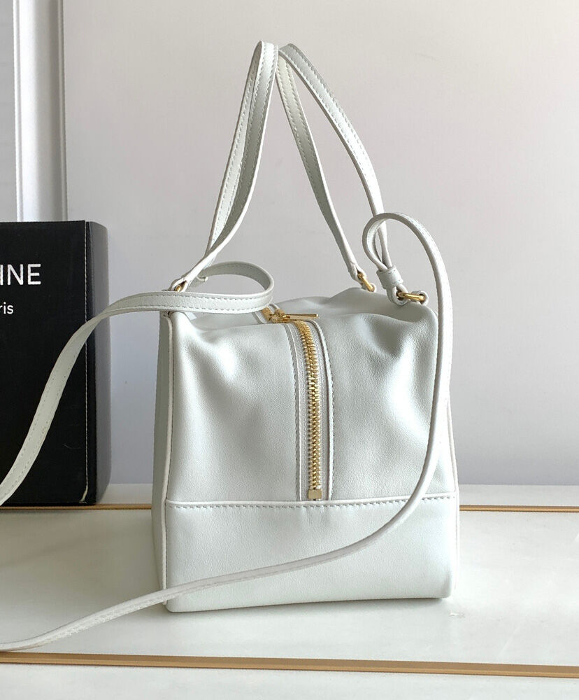 Celine Folded Cube Bag In Smooth Calfskin White1:1High-quality replica