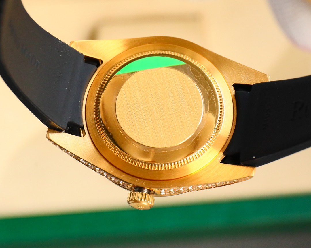 Rolex Logbook Full Luxury-Roman Diamond Dial-18k Nano-Technology 41MM-Golden(1:1 replica) - Top club