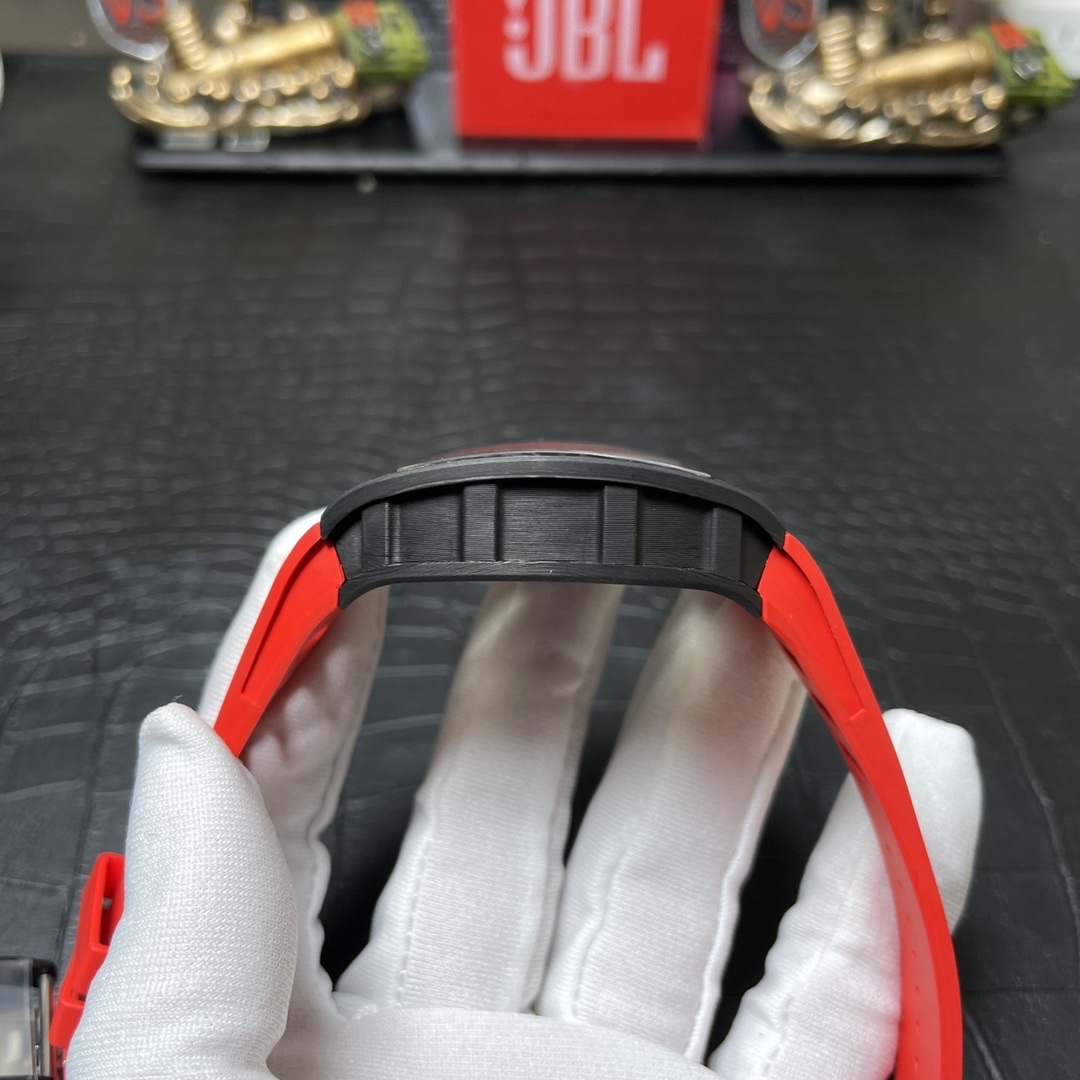Richard Mille RM055 Carbon NTPT Replica 1:1 Watch Red BBR 45mm - Top club