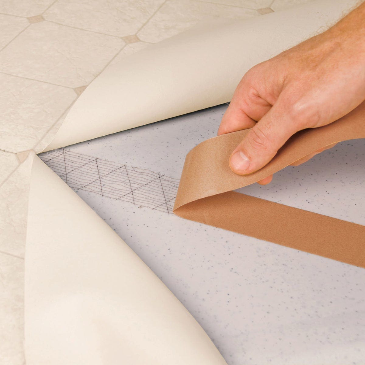 Roberts Max Grip 1-7/8 In. W x 50 Ft. L Vinyl Floor Installation Tape