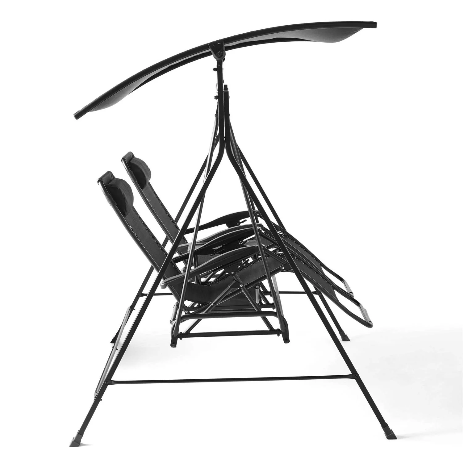 Mainstays Oversized 2-Person Zero-Gravity Steel Outdoor Reclining Swing - Image 3 Mainstays Oversized 2-Person Zero-Gravity Steel Outdoor Reclining Swing - Image 3