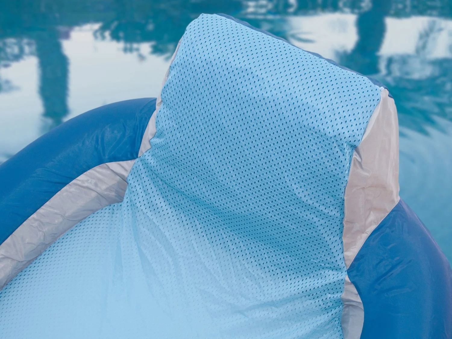 Kelsyus Floating Pool Lounger Inflatable Chair w/ Cup Holder Blue (2 Pack) 80014 - Image 8