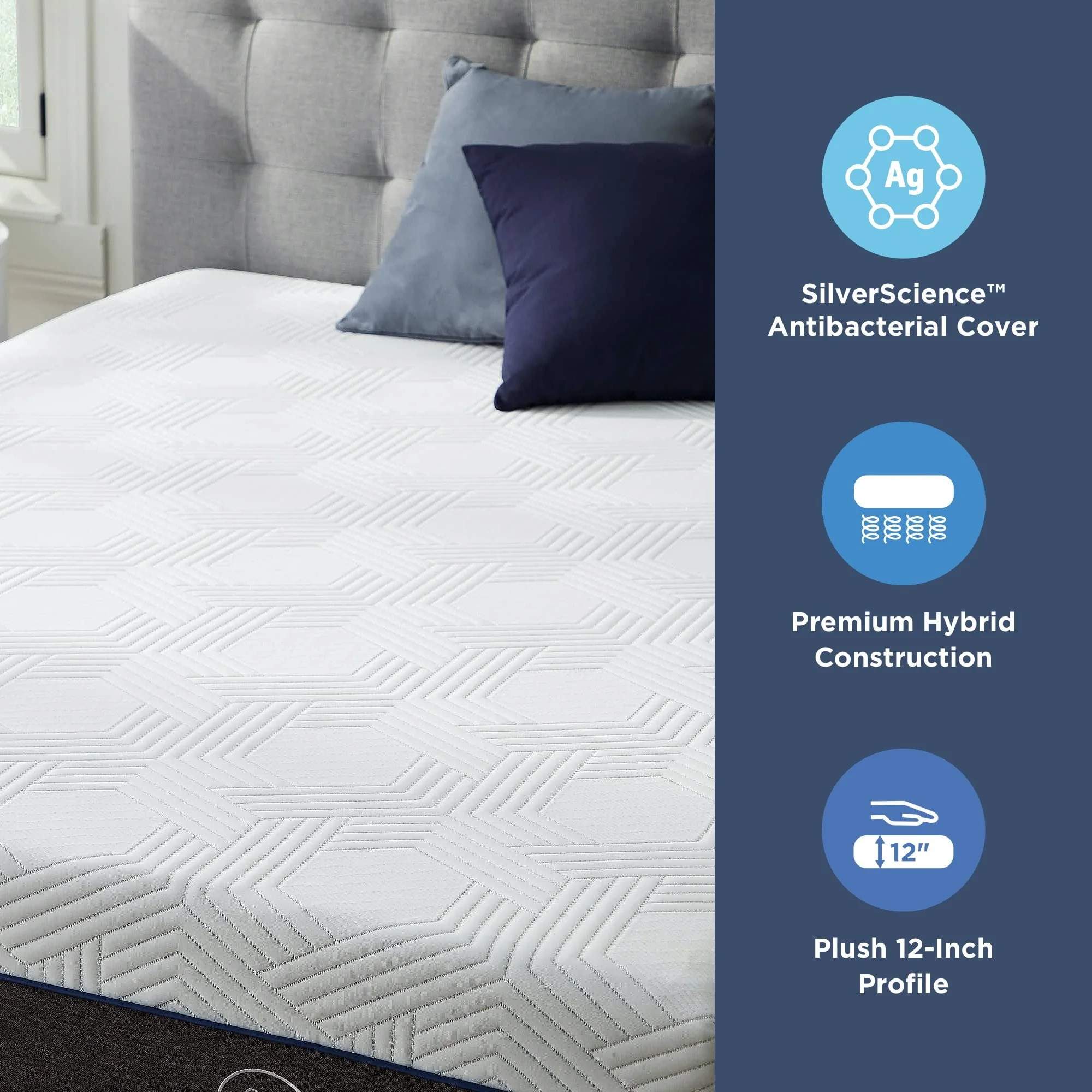 Dr. Oz Good Life Hybrid Gel Foam and Spring Mattress Pro, Twin XL